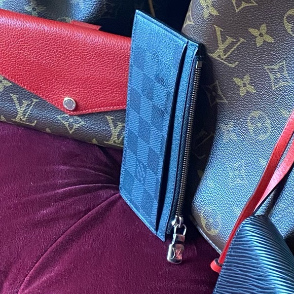 SOLD Louis Vuitton Coin Card Holder Damier Graphite - Picture 9 of 9